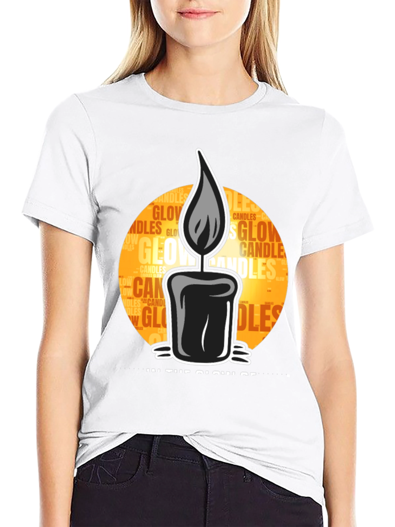 Candle Glow Graphic Tee - Unisex Comfort Fit