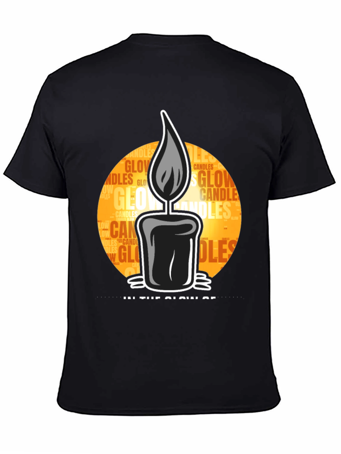 Candle Glow Graphic Tee - Unisex Comfort Fit