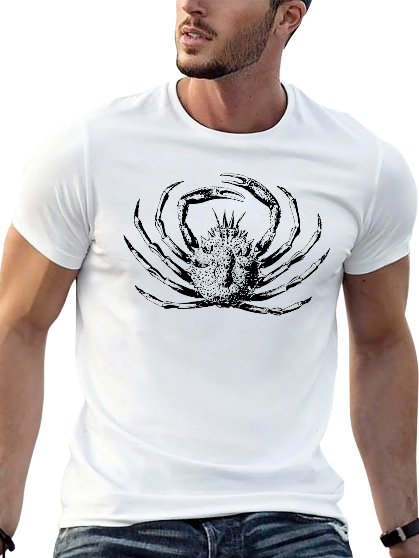Crab Graphic Tee - Black
