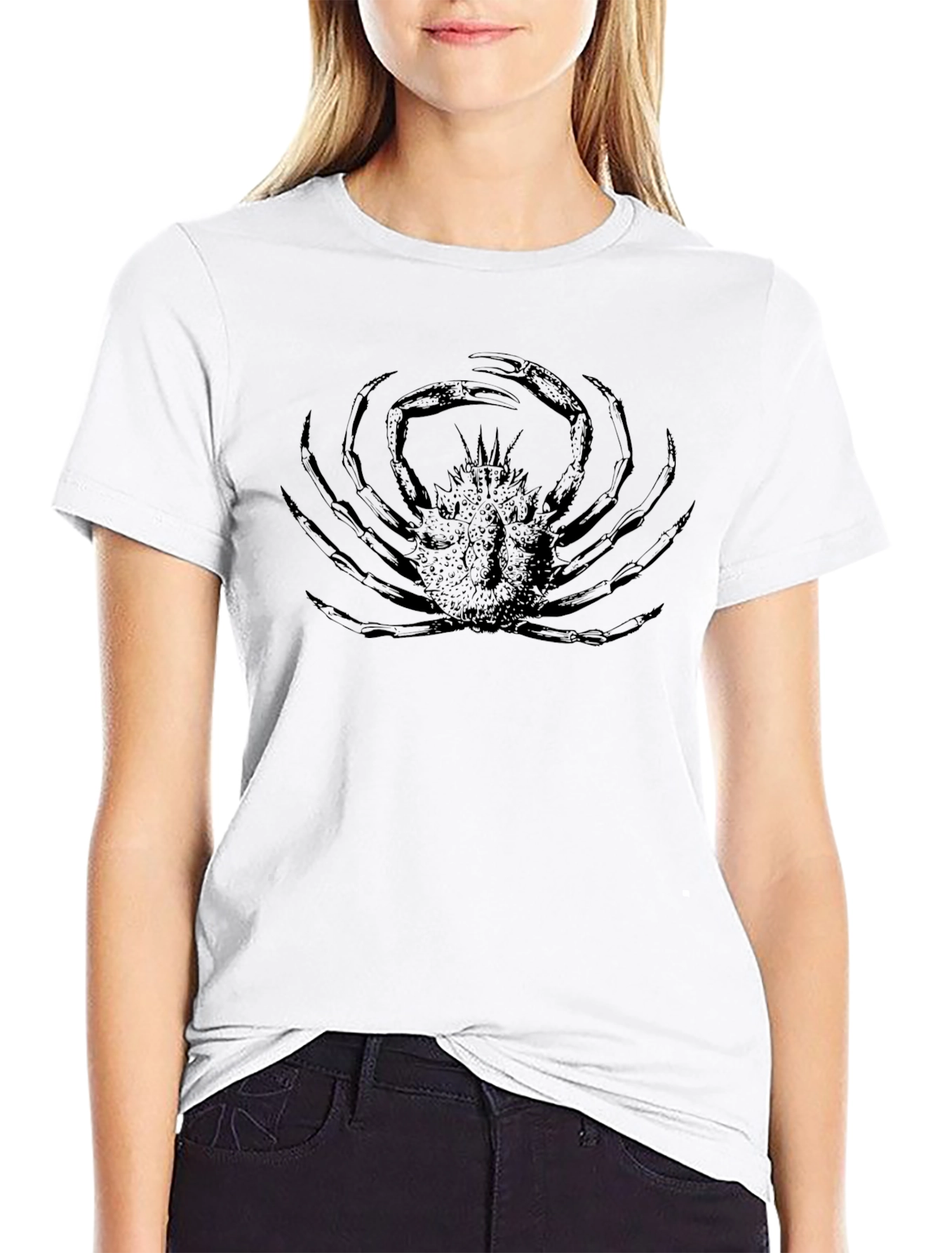 Crab Graphic Tee - Black