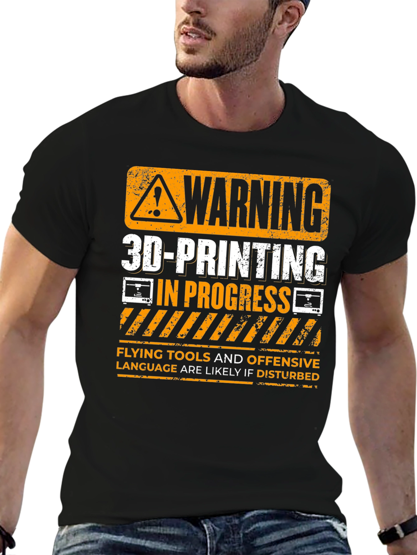 Warning 3D-Printing in Progress T-Shirt