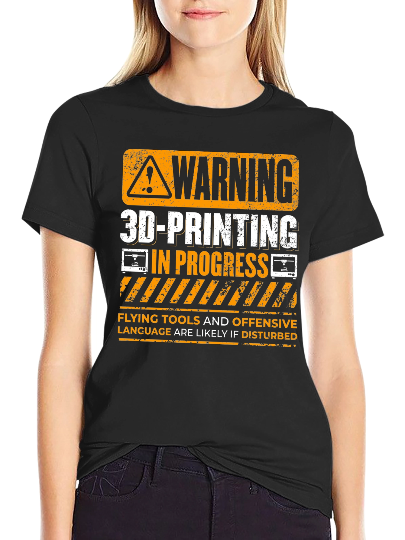 Warning 3D-Printing in Progress T-Shirt