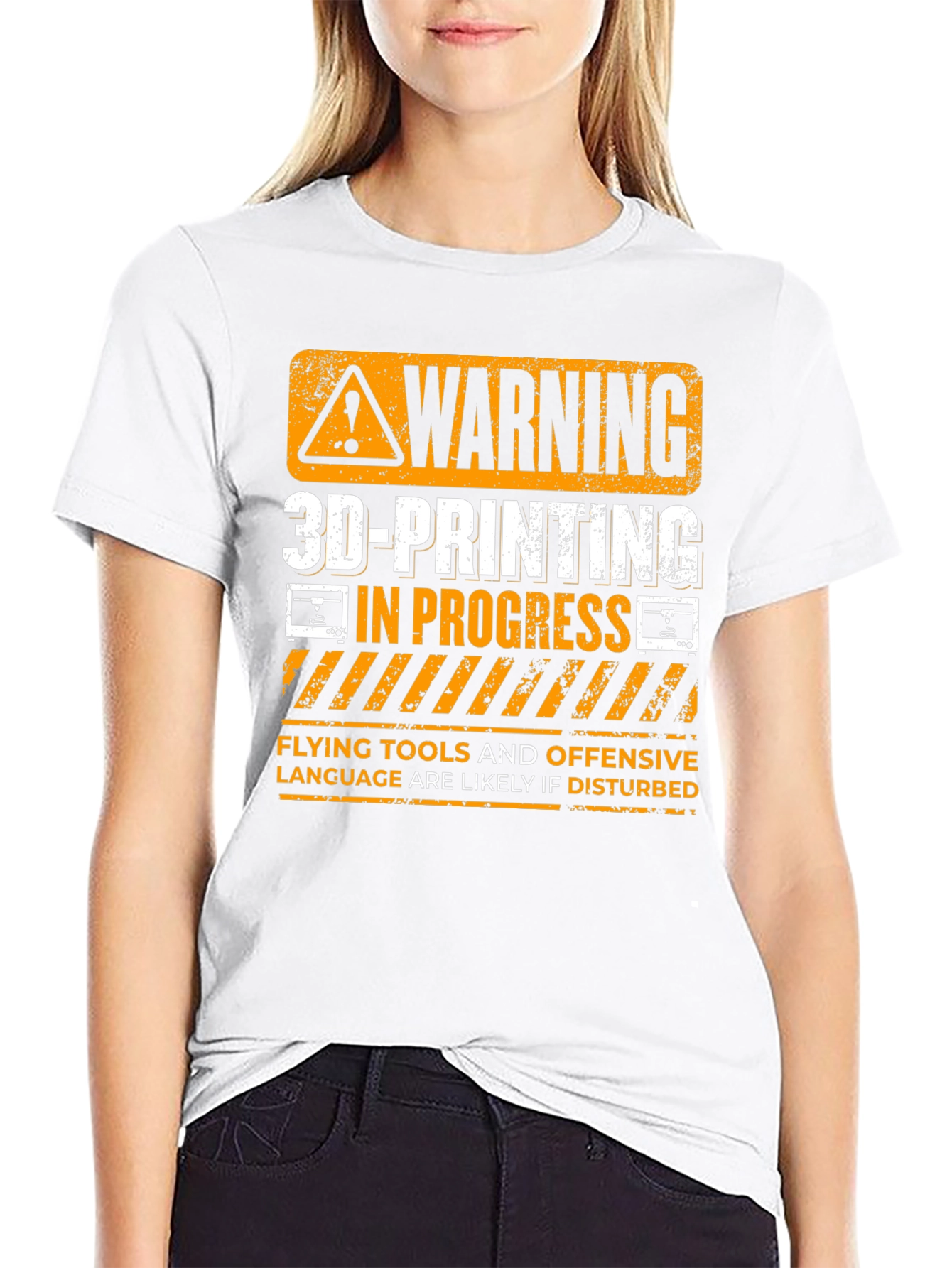 Warning 3D-Printing in Progress T-Shirt