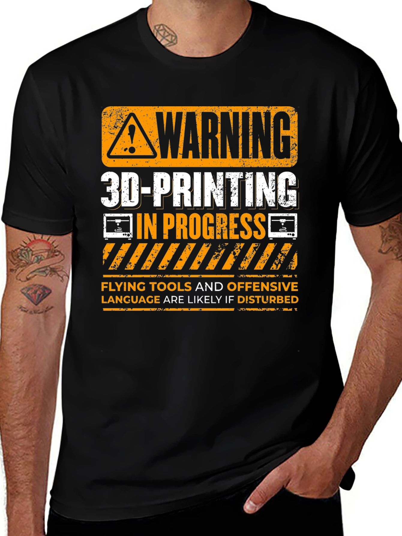 Warning 3D-Printing in Progress T-Shirt