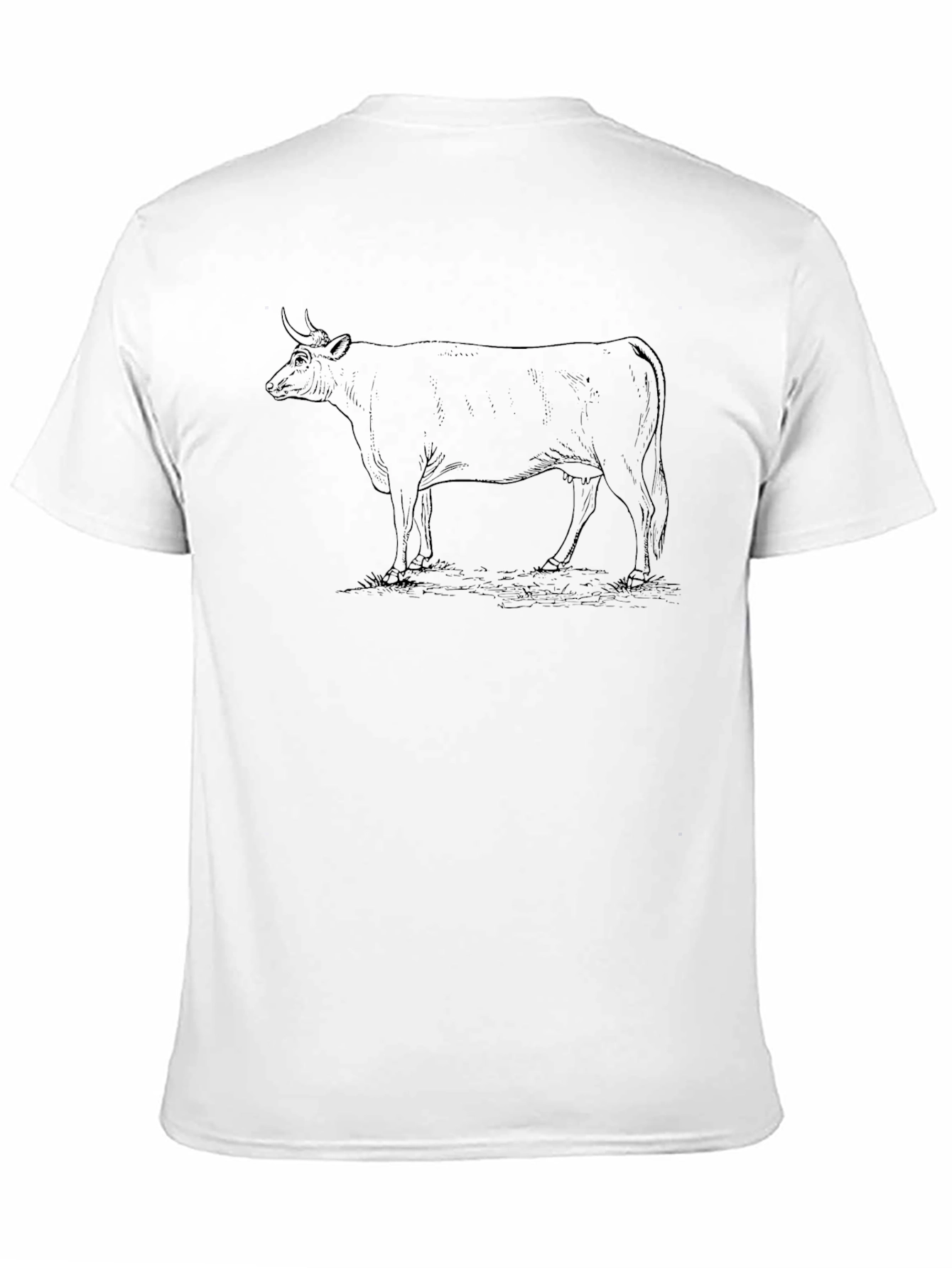 Cow Graphic Tee - Unisex Soft Cotton Shirt