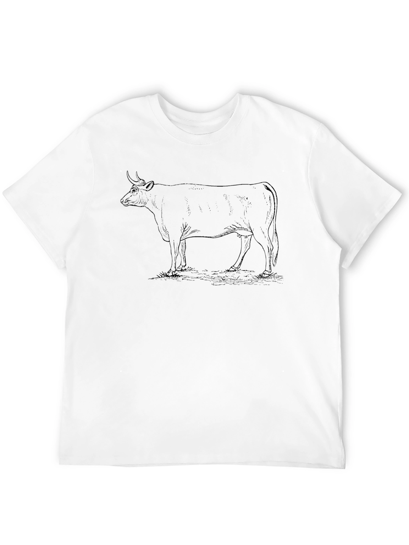 Cow Graphic Tee - Unisex Soft Cotton Shirt
