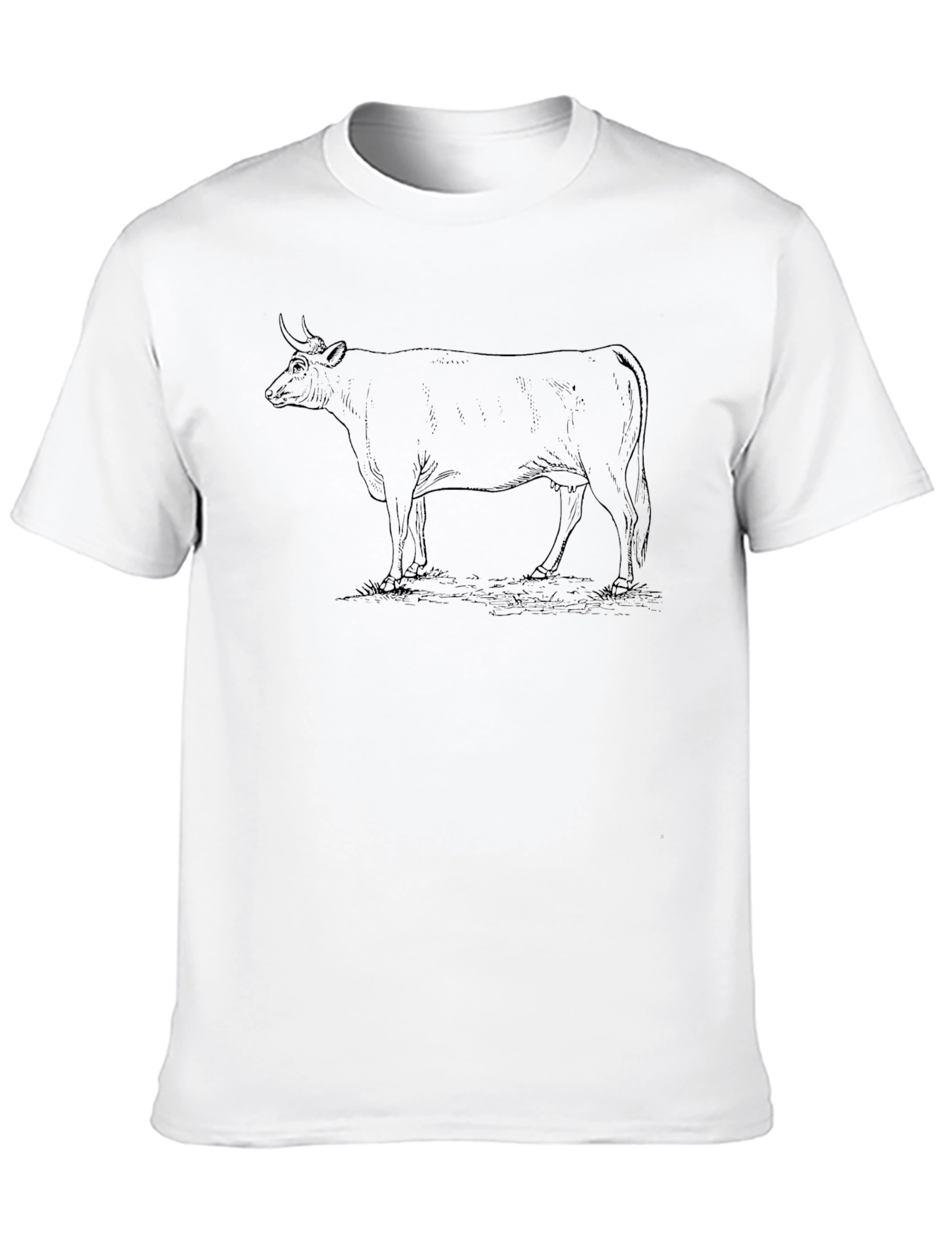 Cow Graphic Tee - Unisex Soft Cotton Shirt