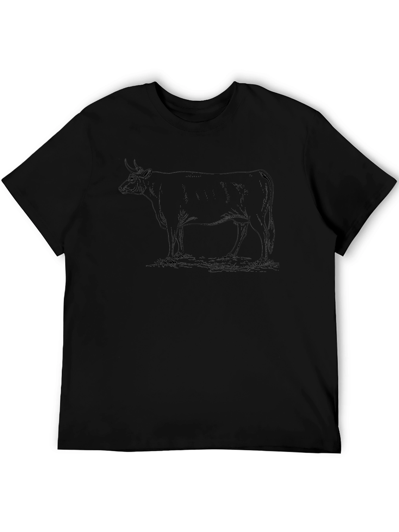 Cow Graphic Tee - Unisex Soft Cotton Shirt
