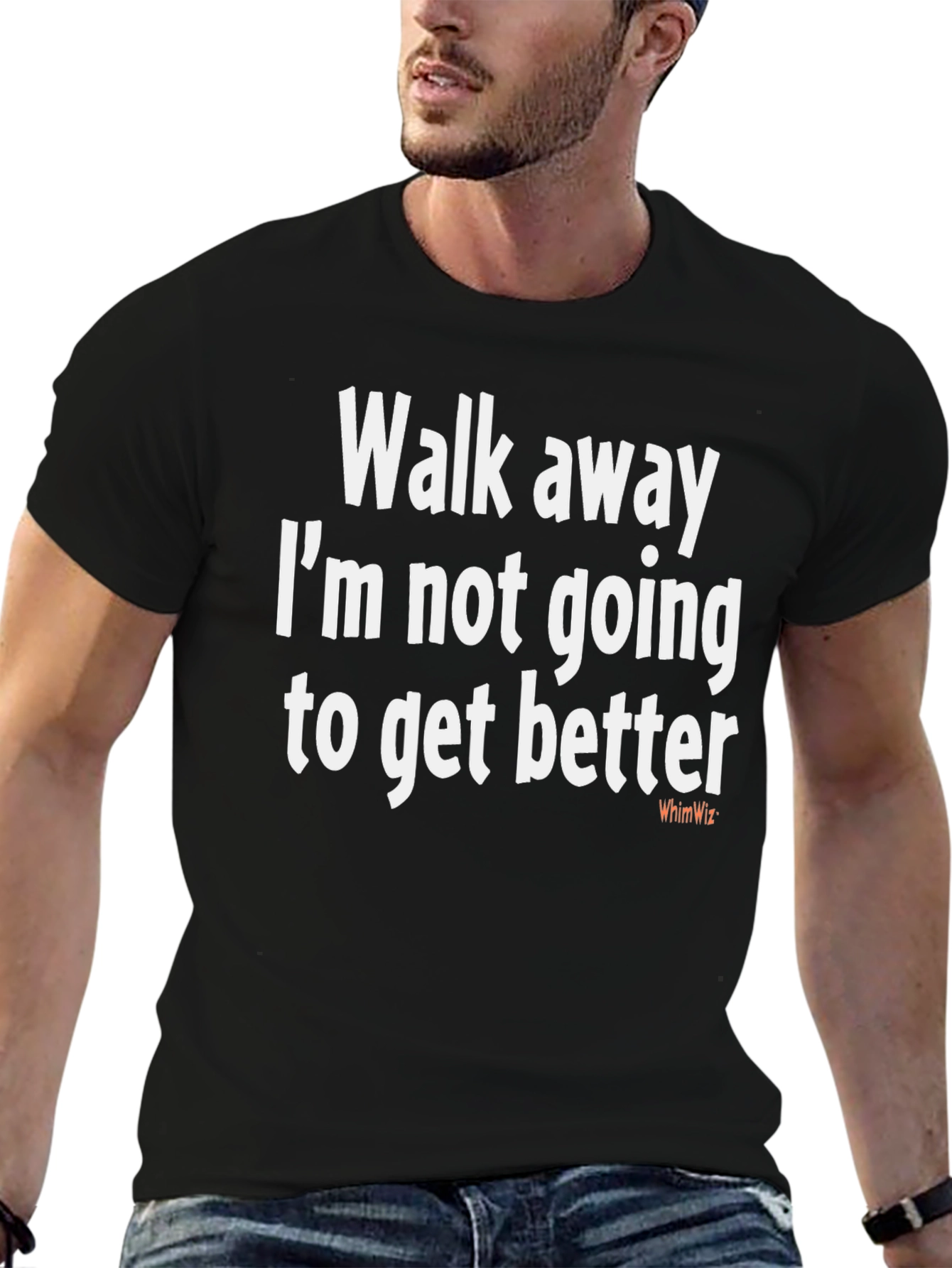 Humorous Walk Away Graphic Tee
