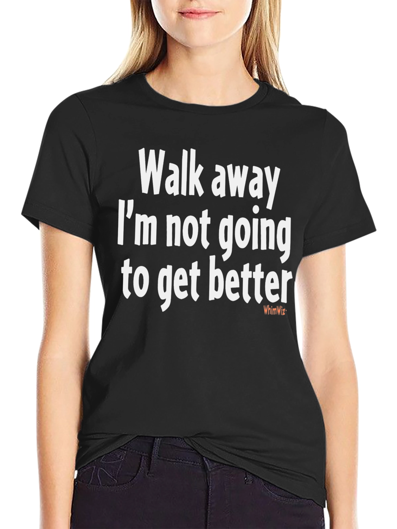 Humorous Walk Away Graphic Tee