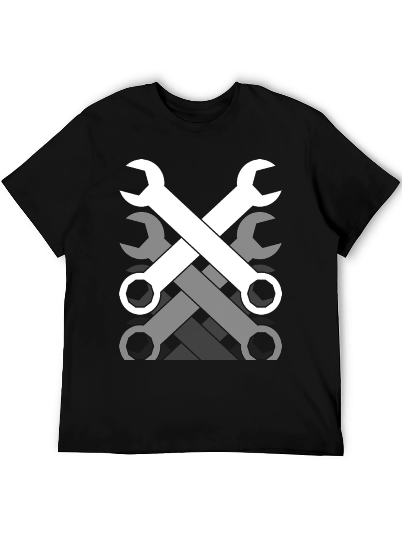 Wrench Graphic T-Shirt - Mechanic Style