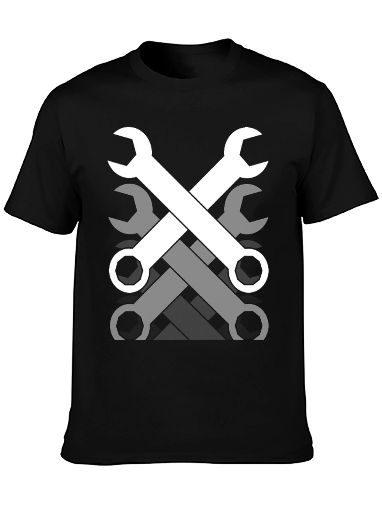 Wrench Graphic T-Shirt - Mechanic Style