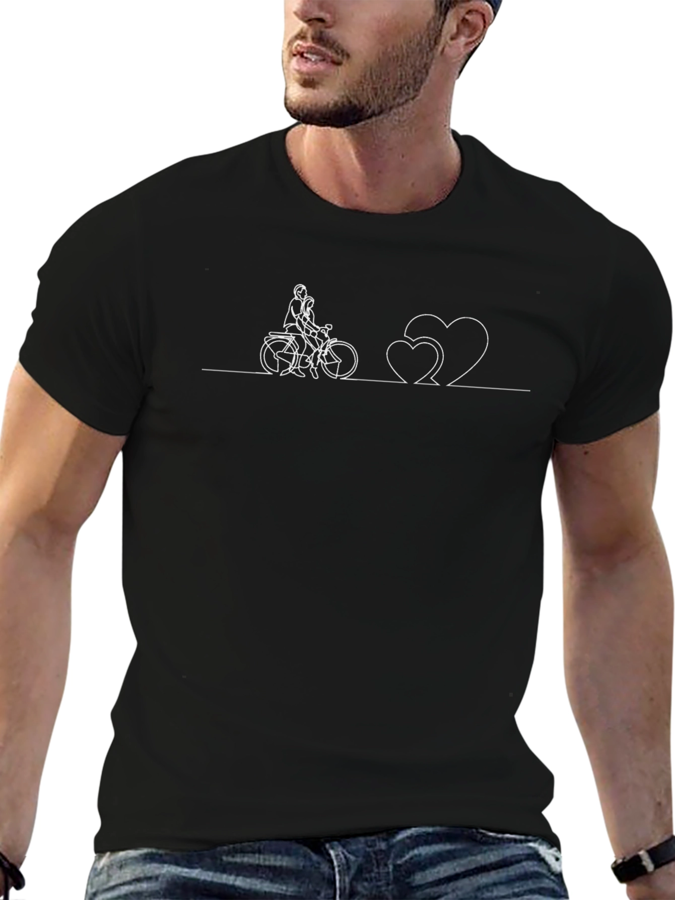 Couple on Bike T-Shirt