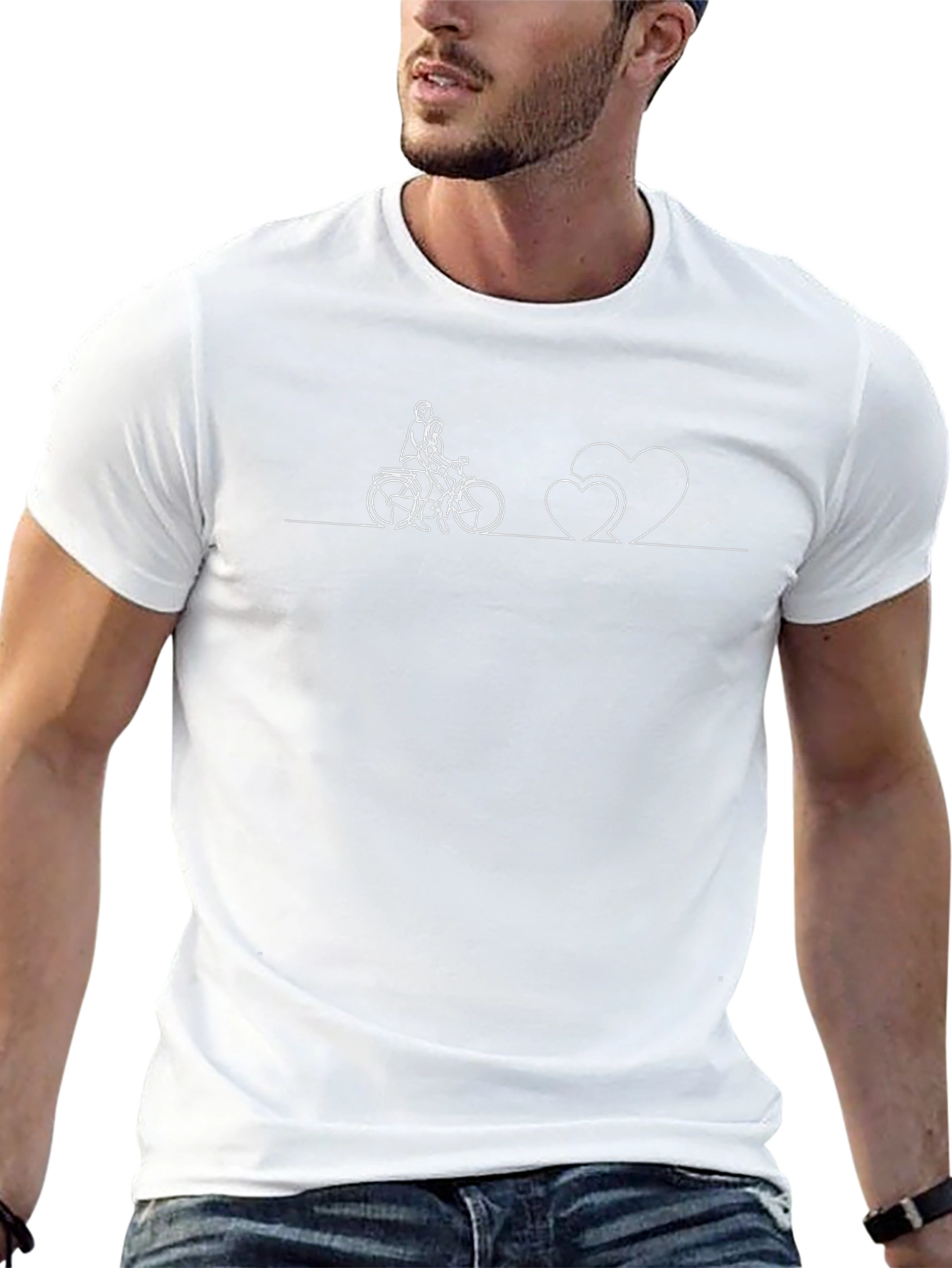 Couple on Bike T-Shirt