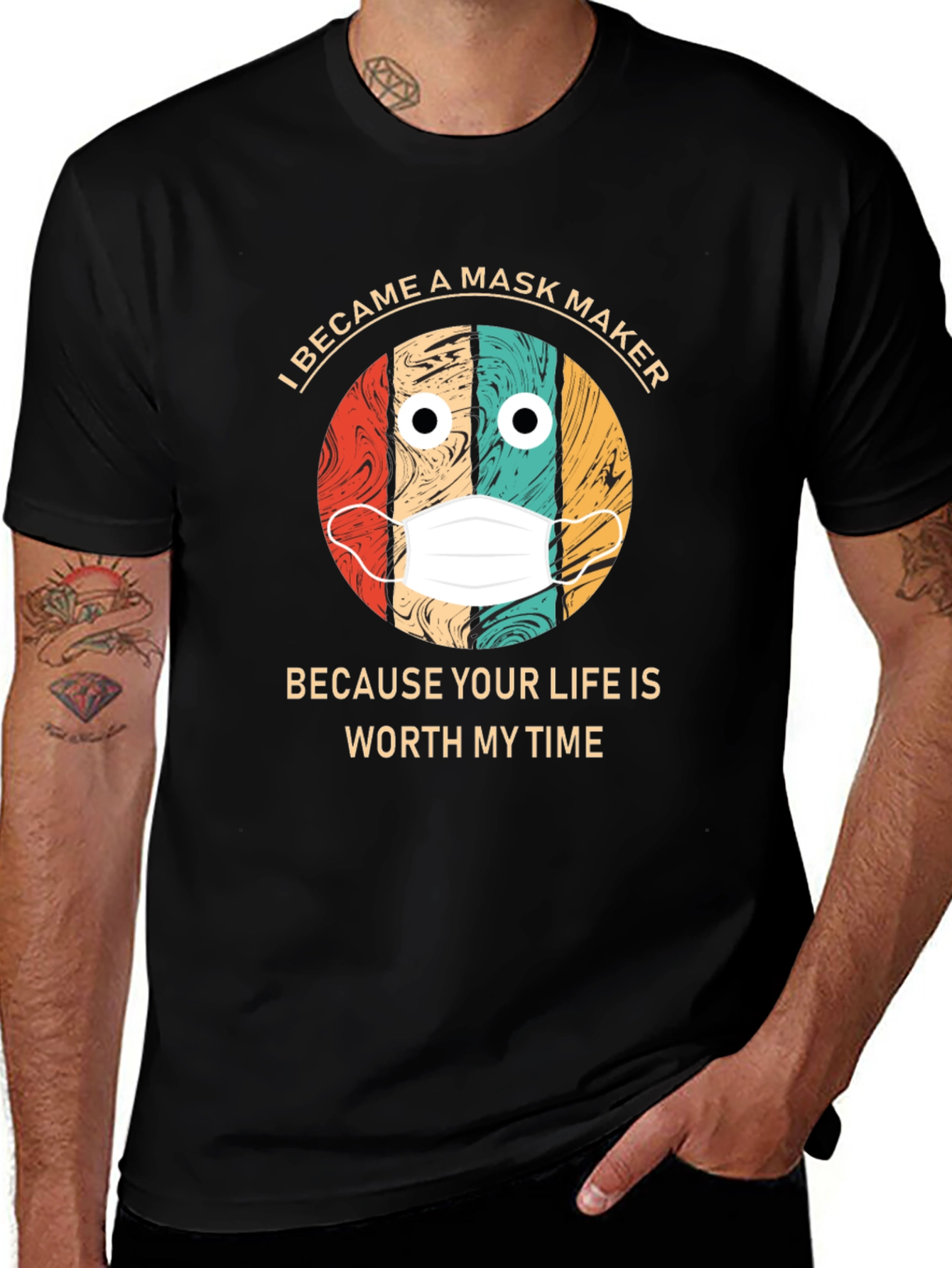 Mask Maker Graphic T-Shirt - Unisex Fit