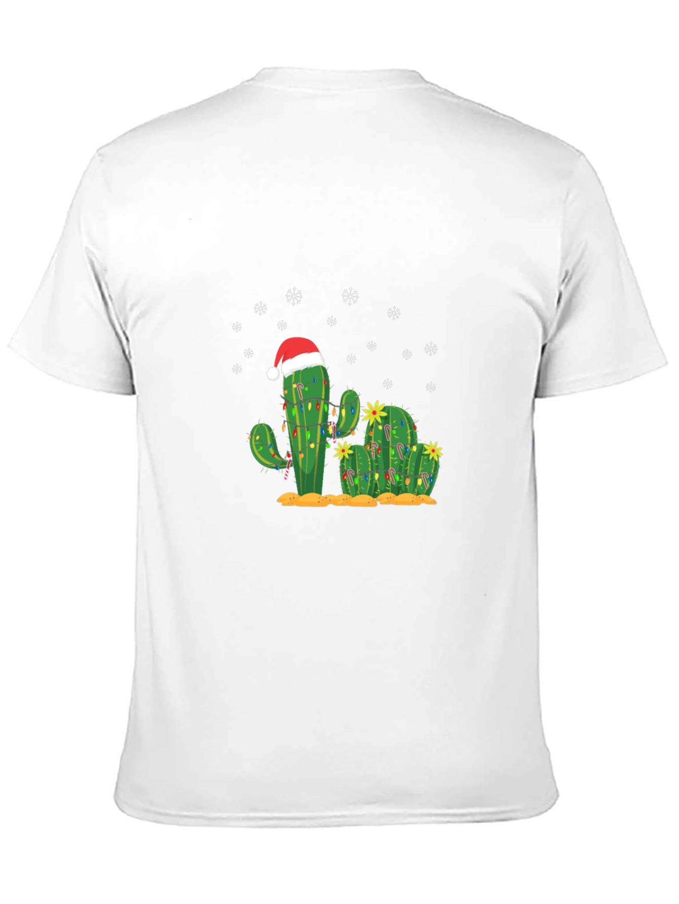 Christmas Cactus T-Shirt - Holiday Graphic Tee