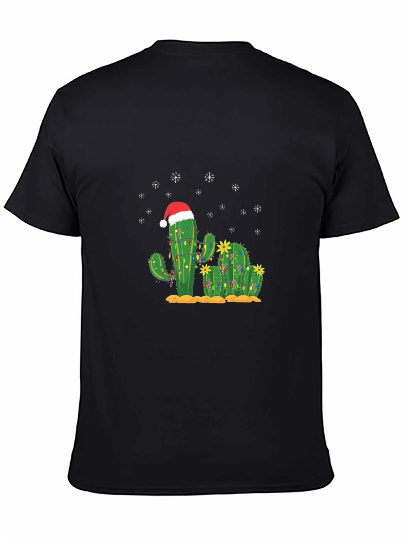 Christmas Cactus T-Shirt - Holiday Graphic Tee