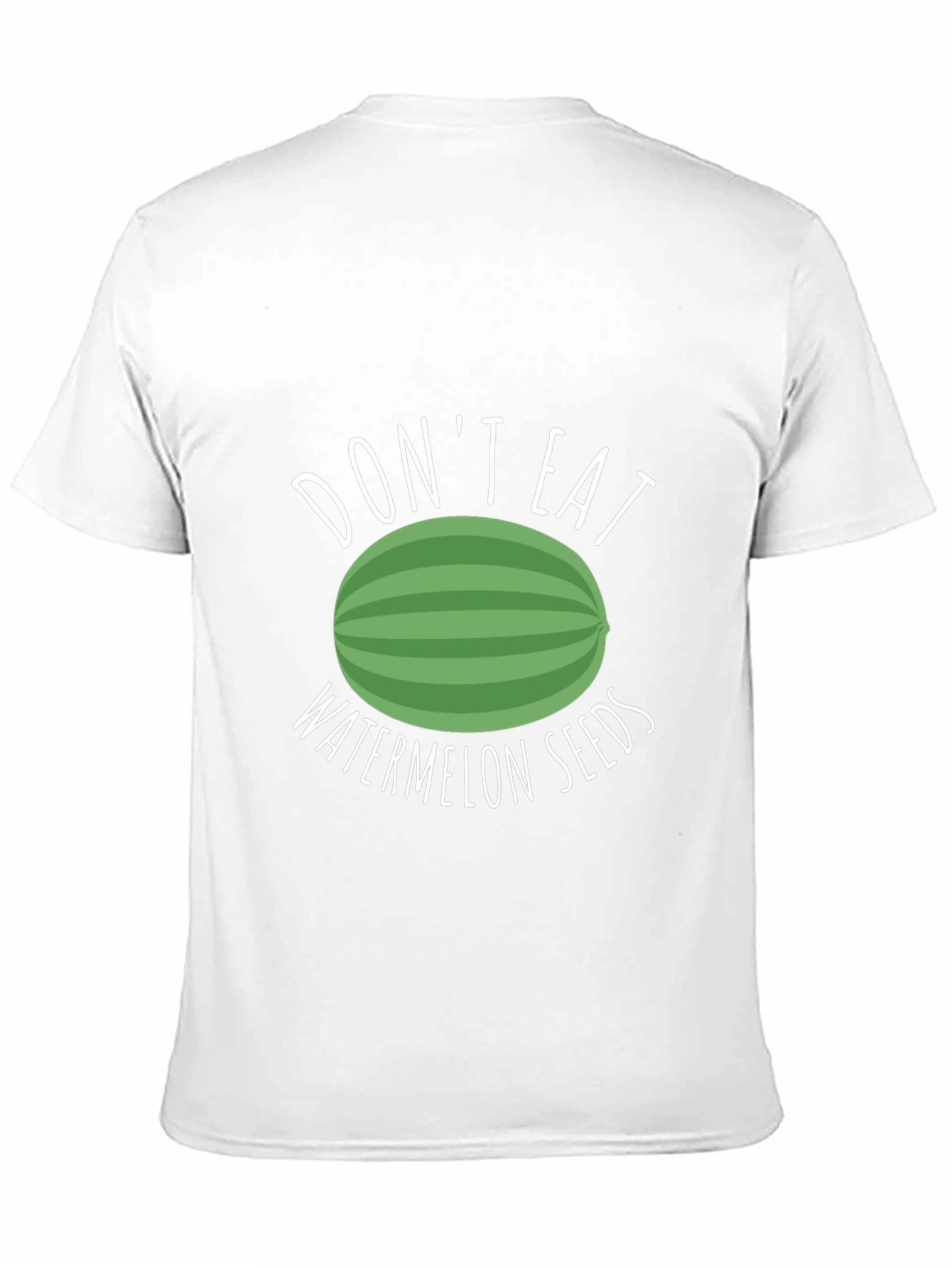 Dont Eat Watermelon Seeds Black T-Shirt