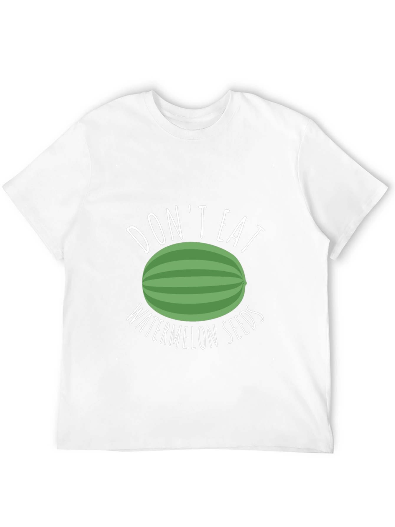 Dont Eat Watermelon Seeds Black T-Shirt
