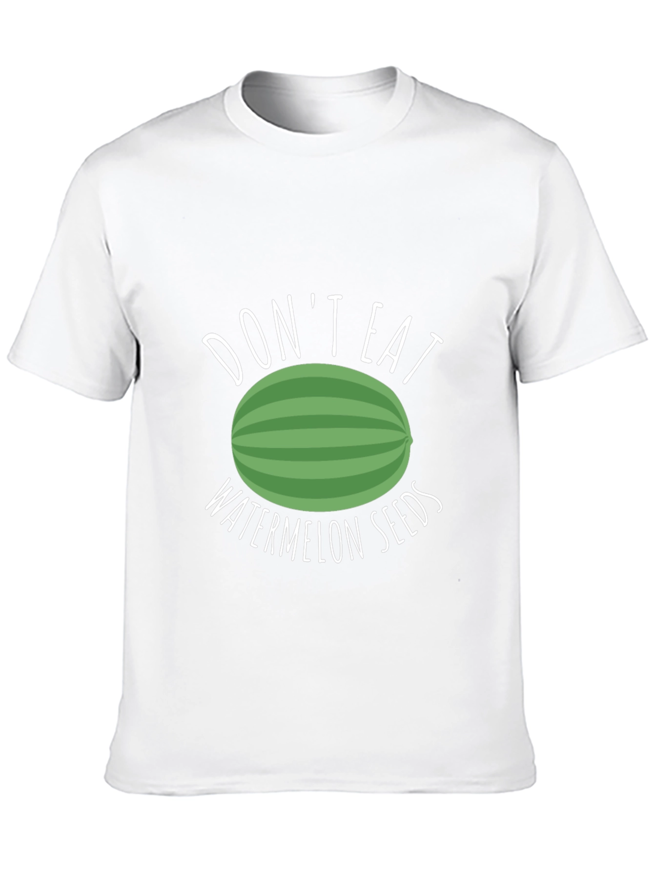Dont Eat Watermelon Seeds Black T-Shirt