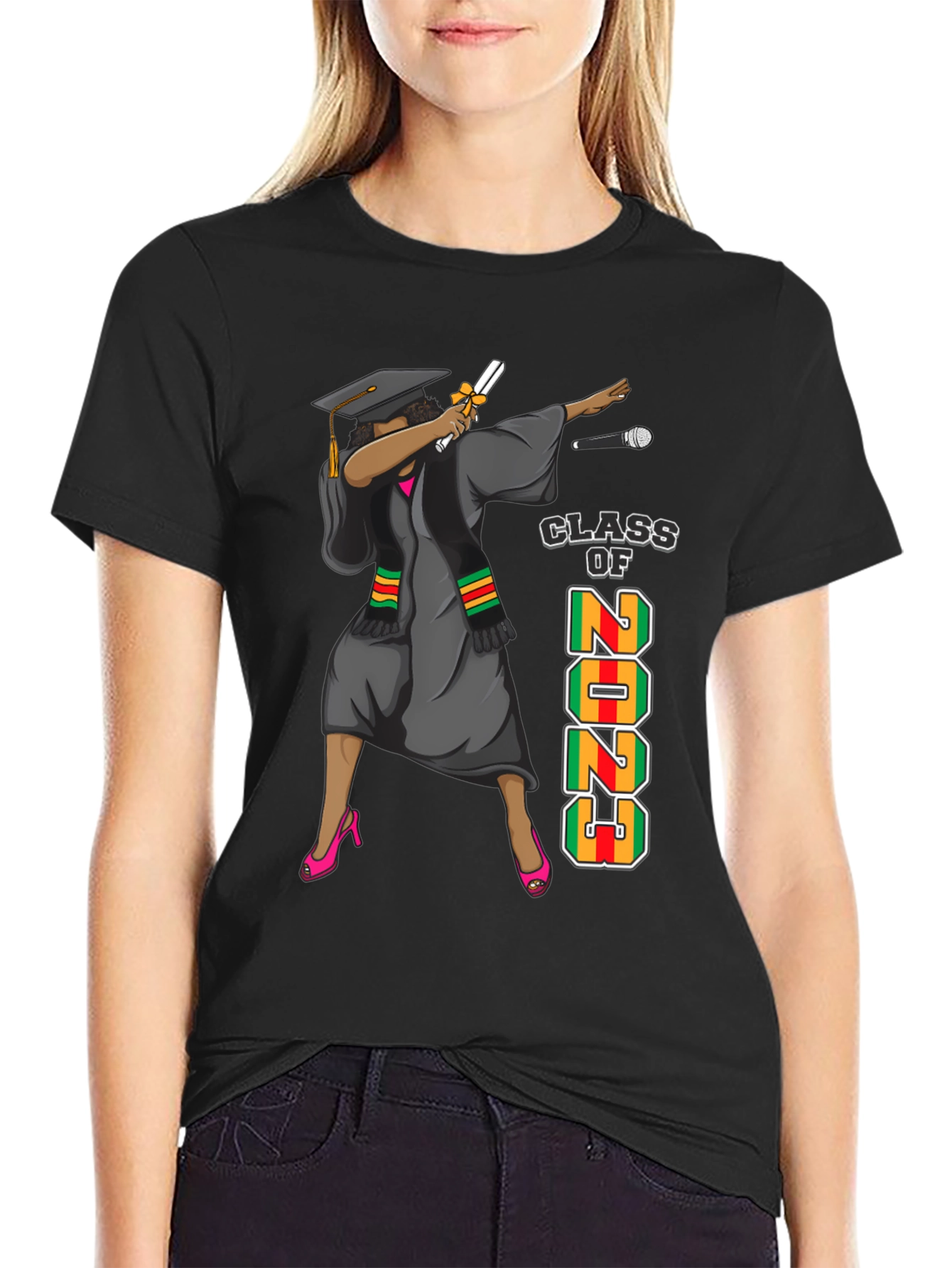 Class of 2023 Graduation Dabbing T-Shirt