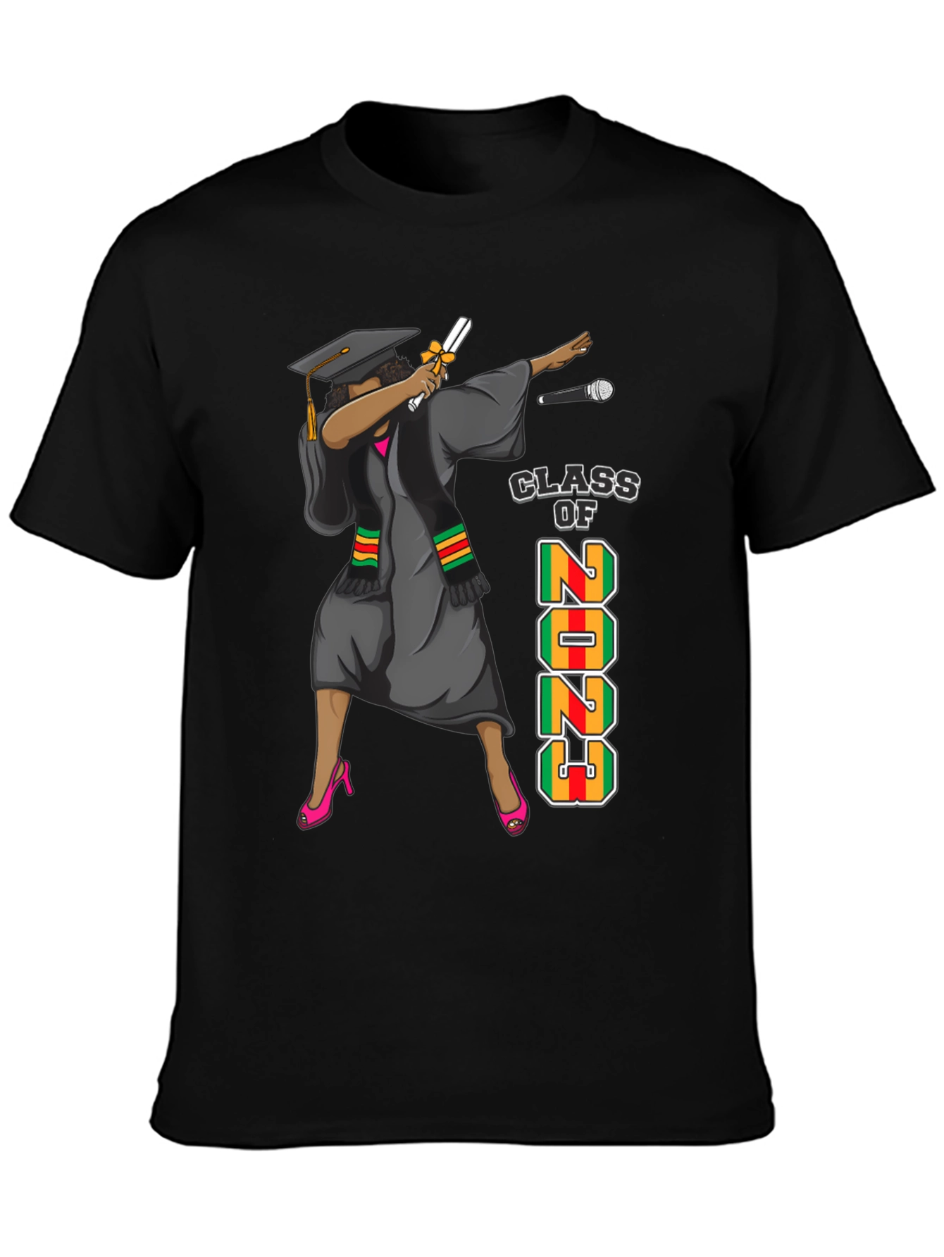 Class of 2023 Graduation Dabbing T-Shirt