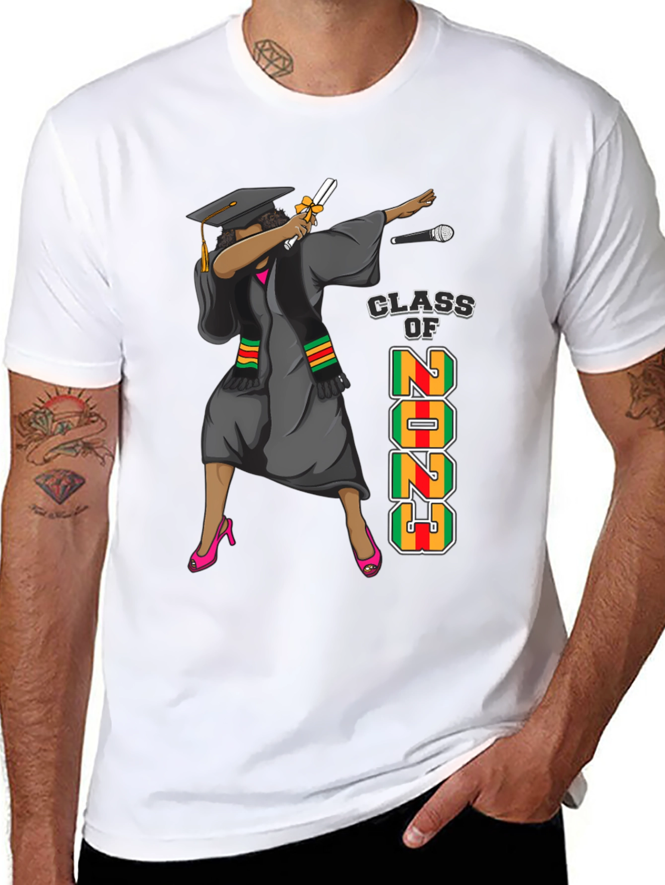 Class of 2023 Graduation Dabbing T-Shirt