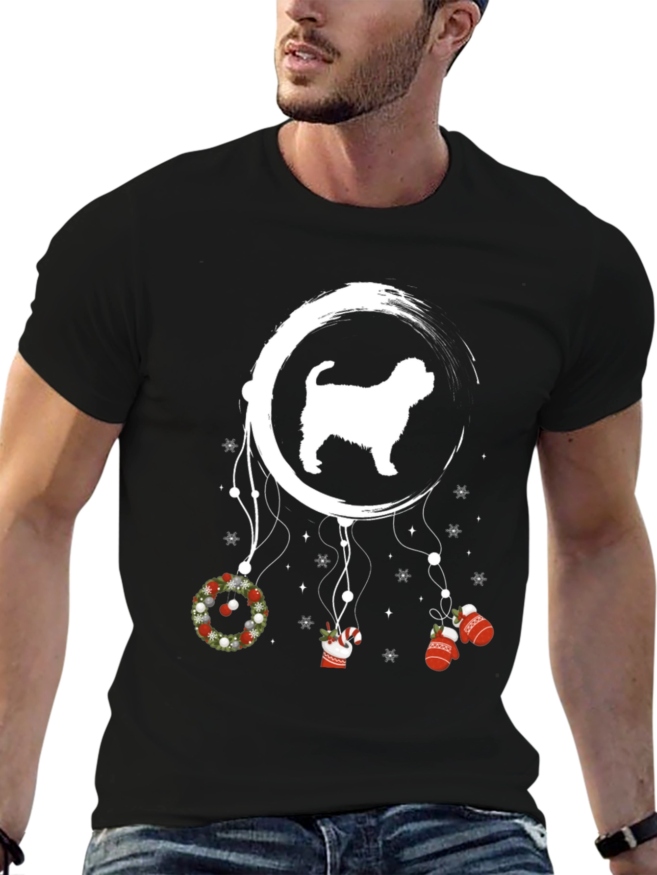 Dog Christmas Dreamcatcher T-Shirt