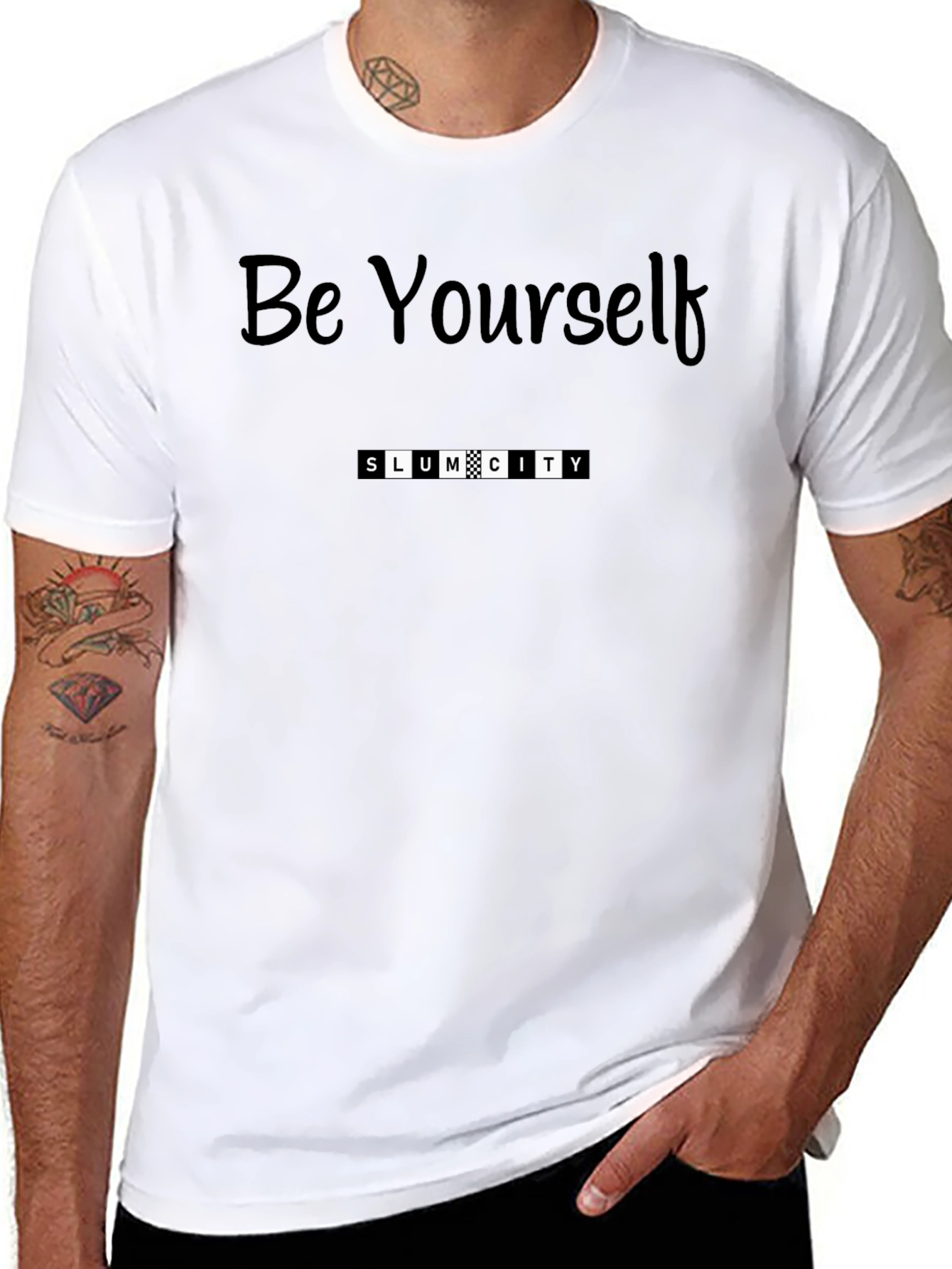 Be Yourself Slum City Graphic Tee