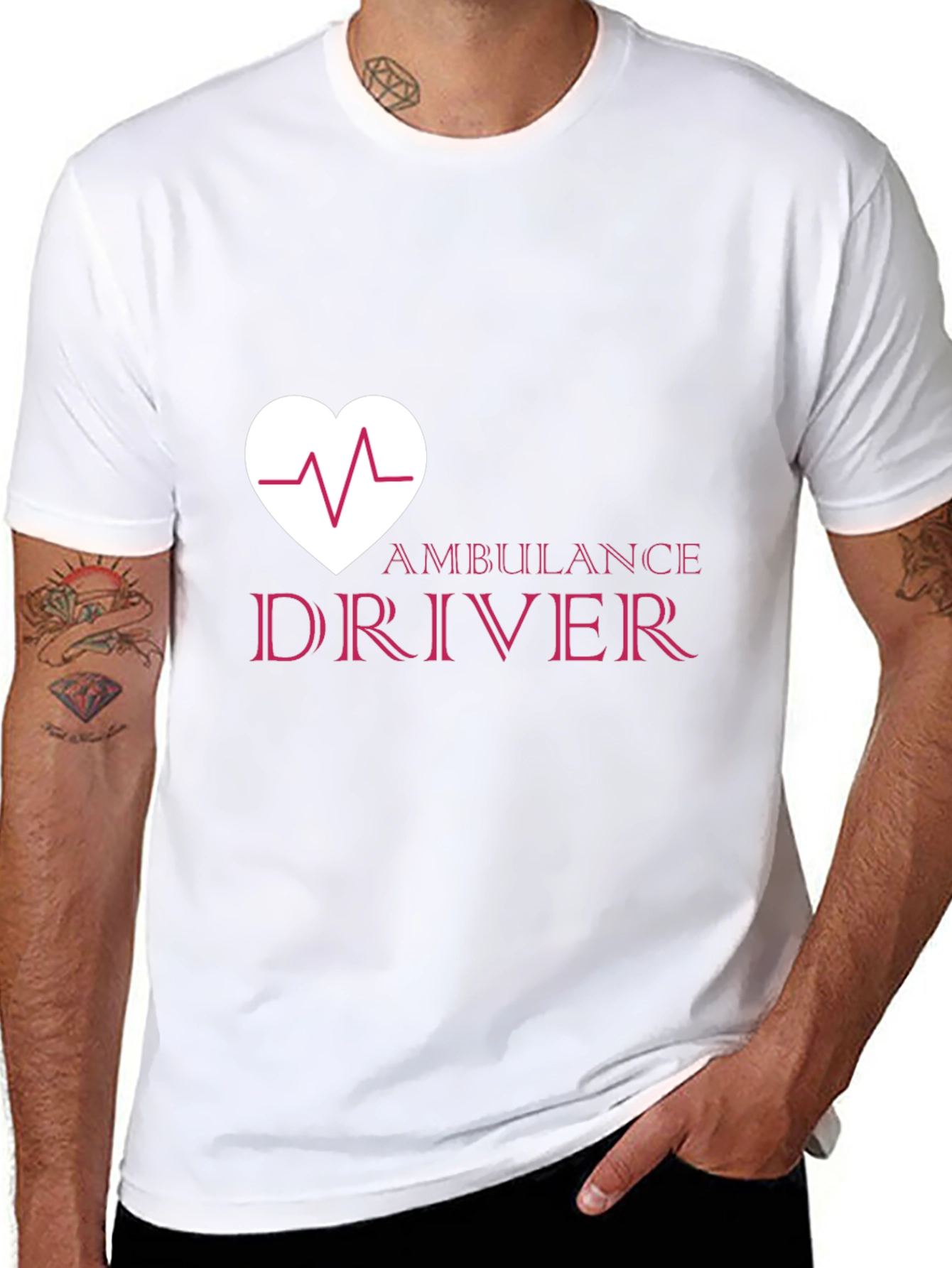 Ambulance Driver Graphic T-Shirt - Medical Professional