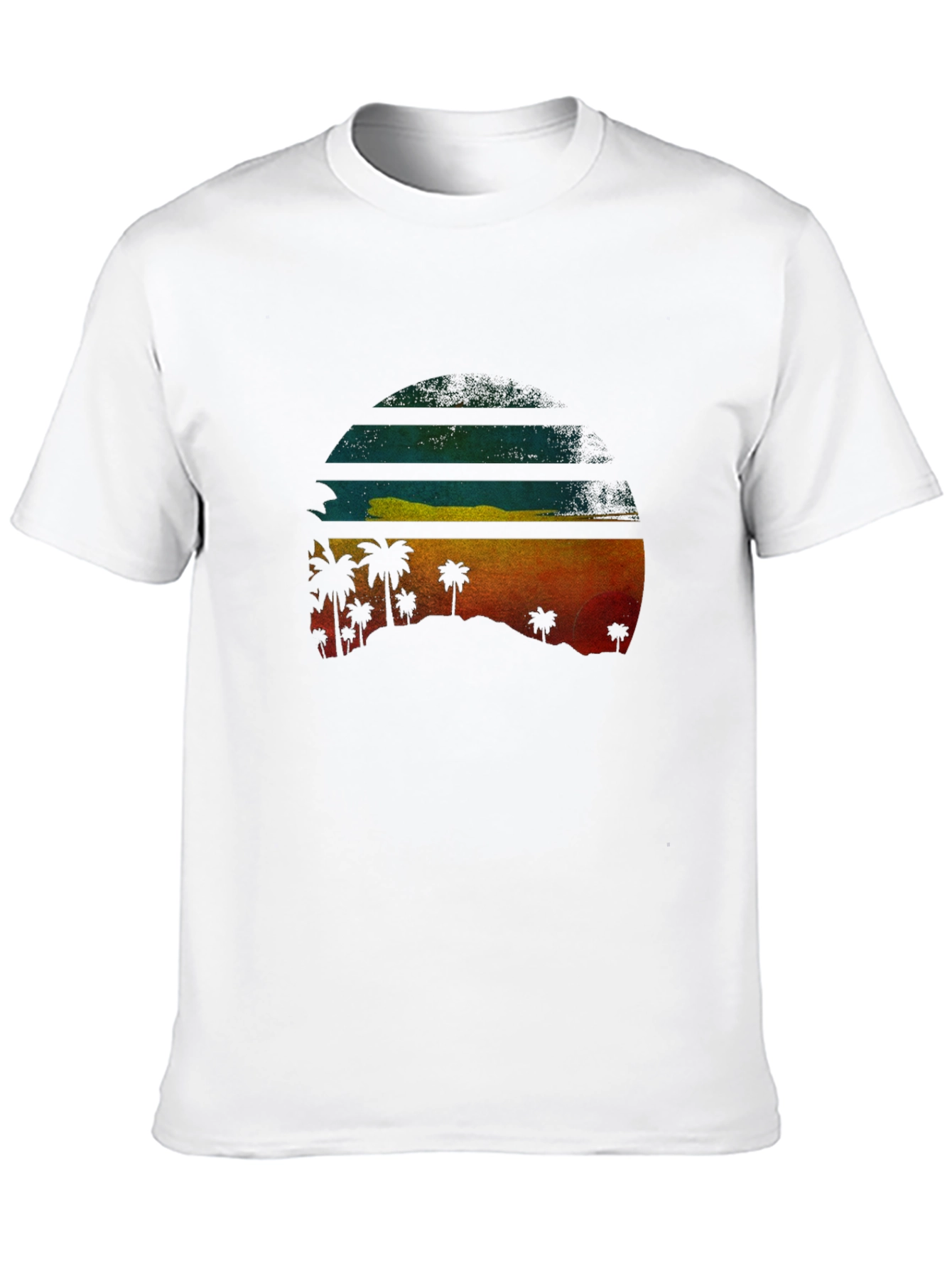 Tropical Sunset Graphic Tee - Island Vibes