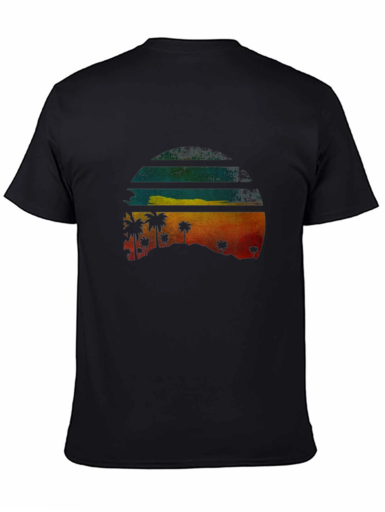 Tropical Sunset Graphic Tee - Island Vibes