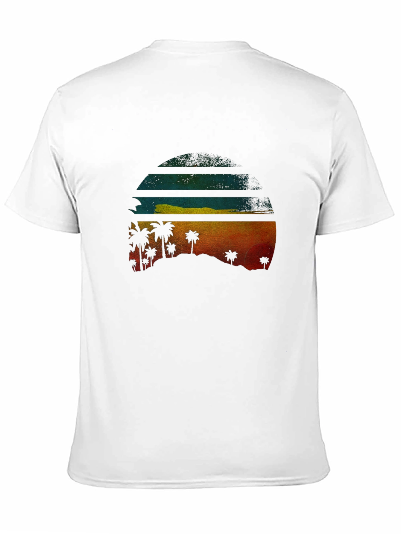 Tropical Sunset Graphic Tee - Island Vibes