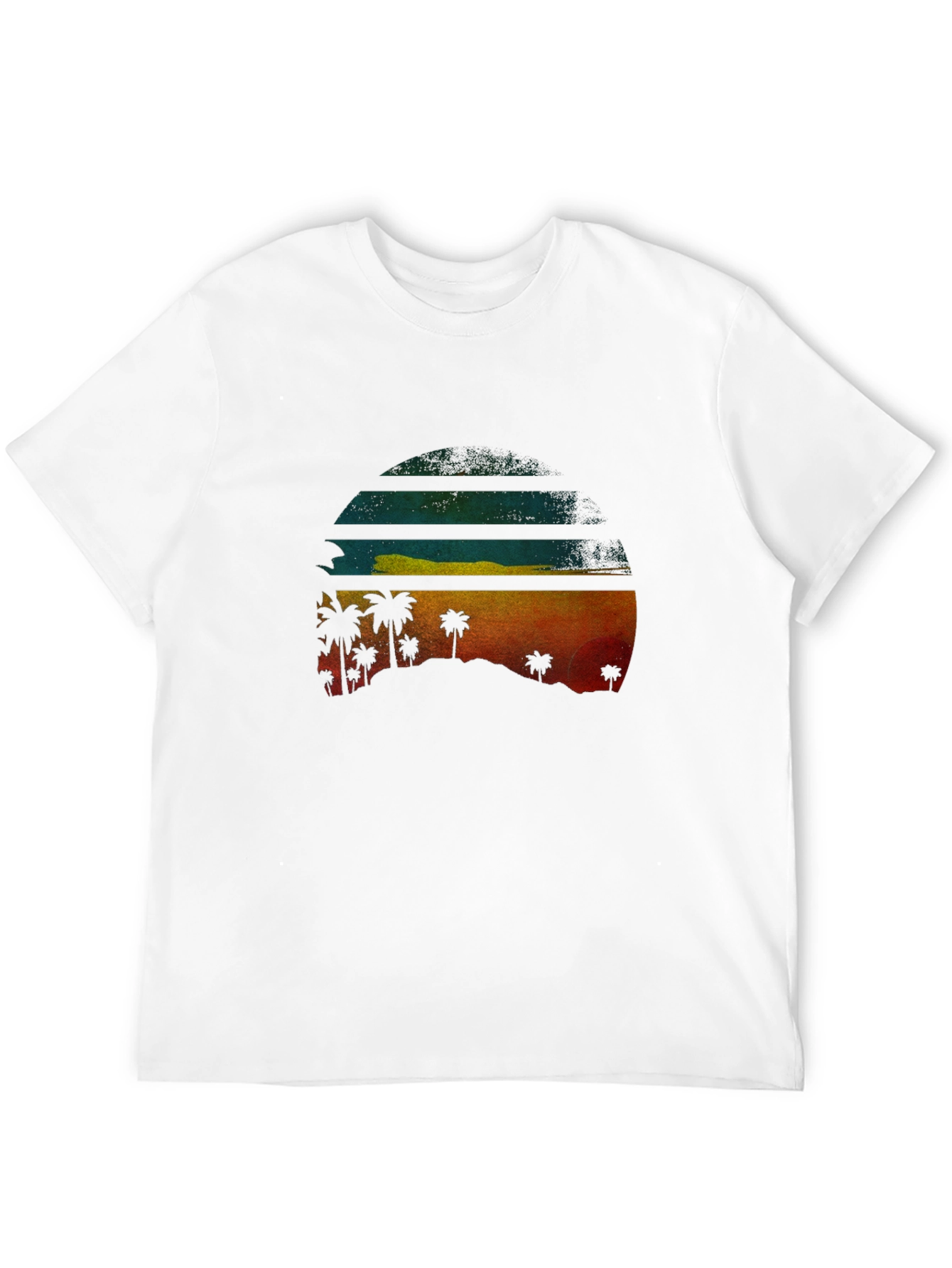 Tropical Sunset Graphic Tee - Island Vibes