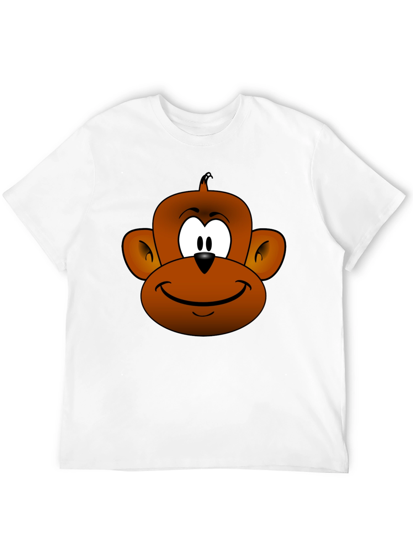 Cartoon Monkey Face T-Shirt