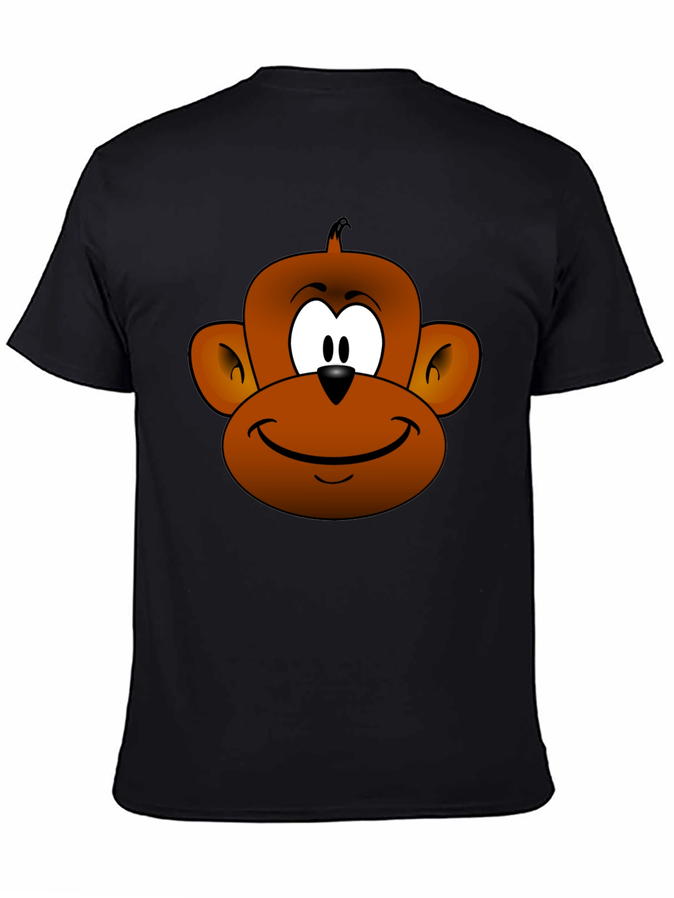Cartoon Monkey Face T-Shirt