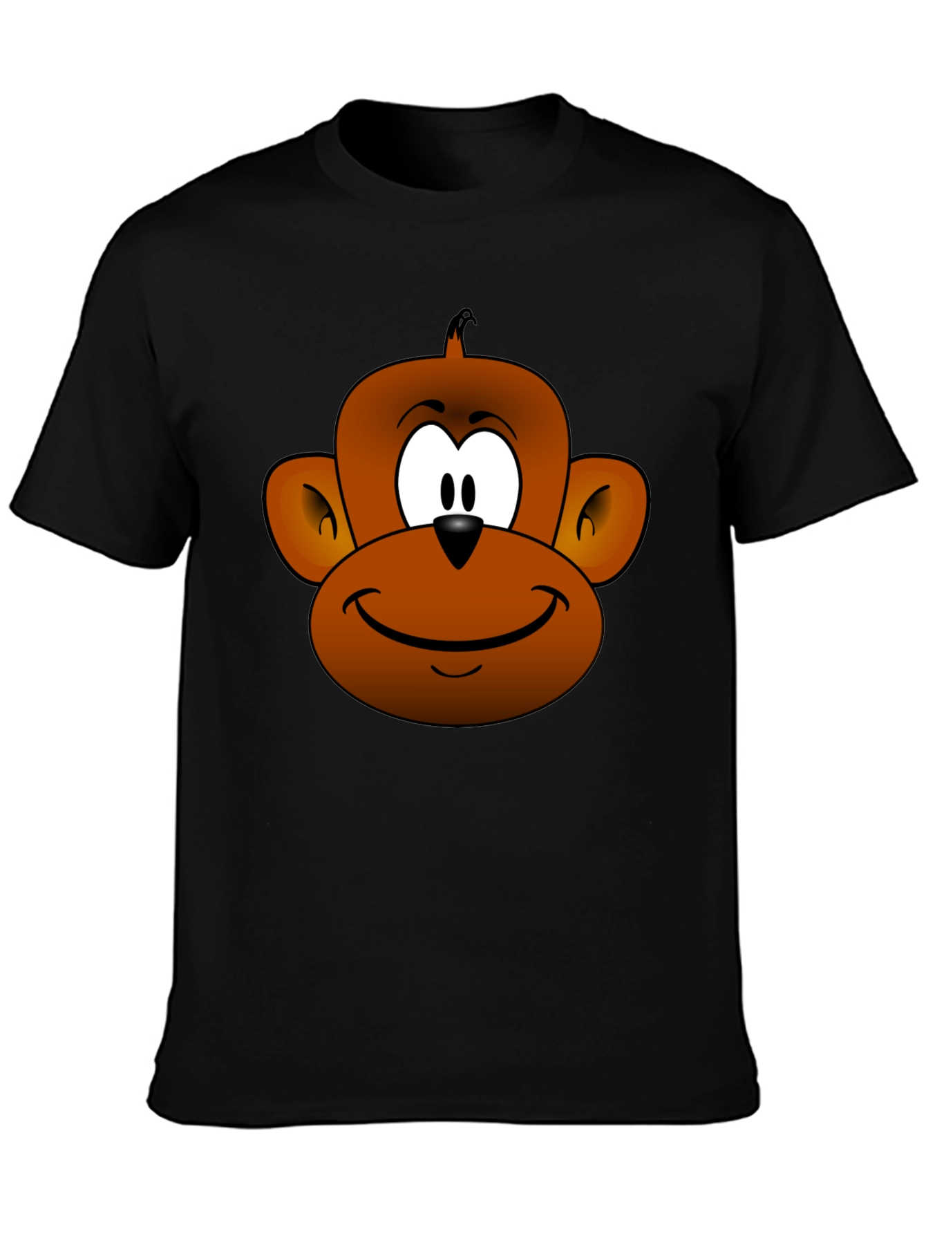 Cartoon Monkey Face T-Shirt