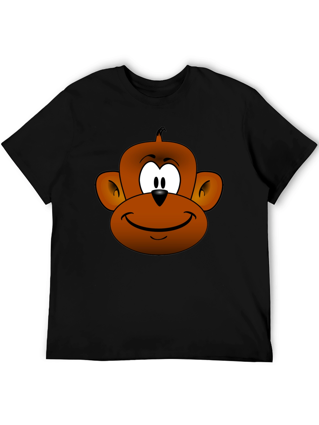 Cartoon Monkey Face T-Shirt