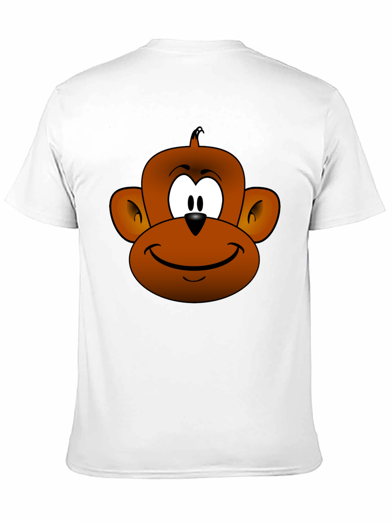 Cartoon Monkey Face T-Shirt