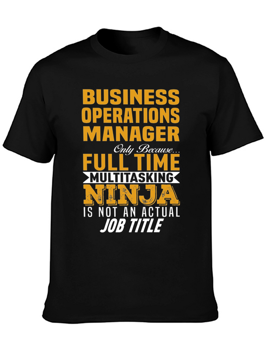Business Operations Manager Multitasking Ninja T-Shirt