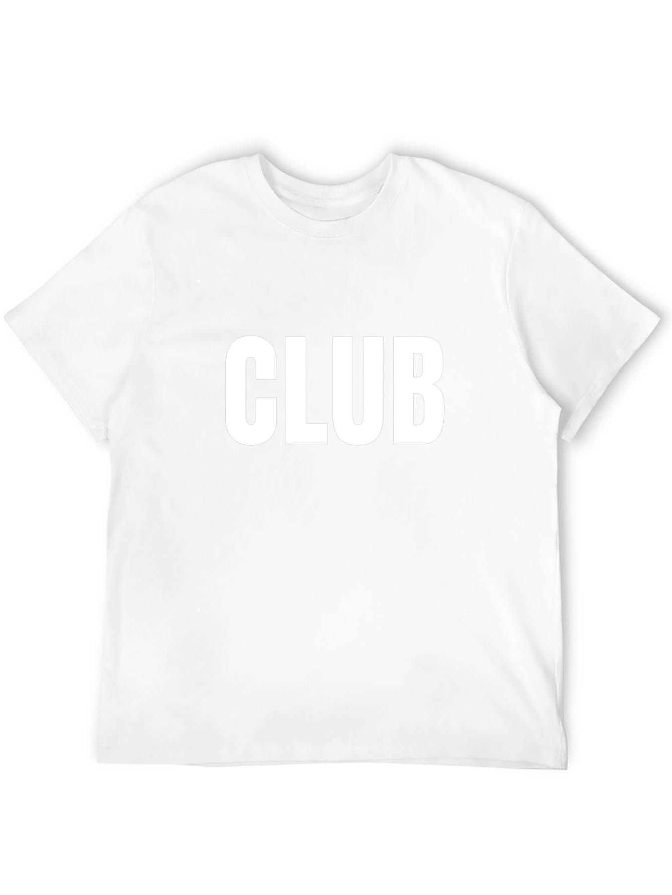 CLUB Graphic Tee - Mens Black Cotton T-Shirt