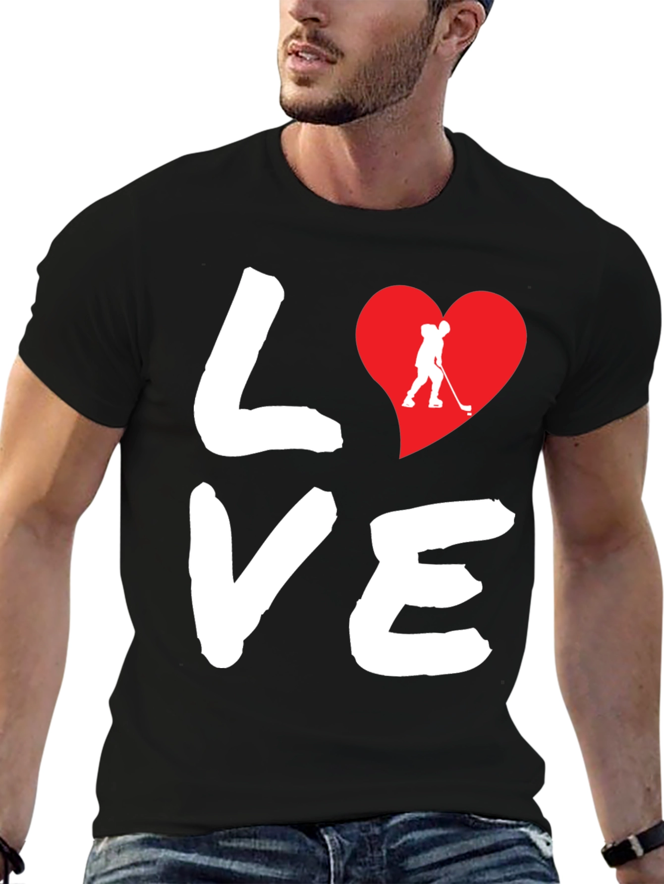 Love Hockey Graphic Tee - Sportswear