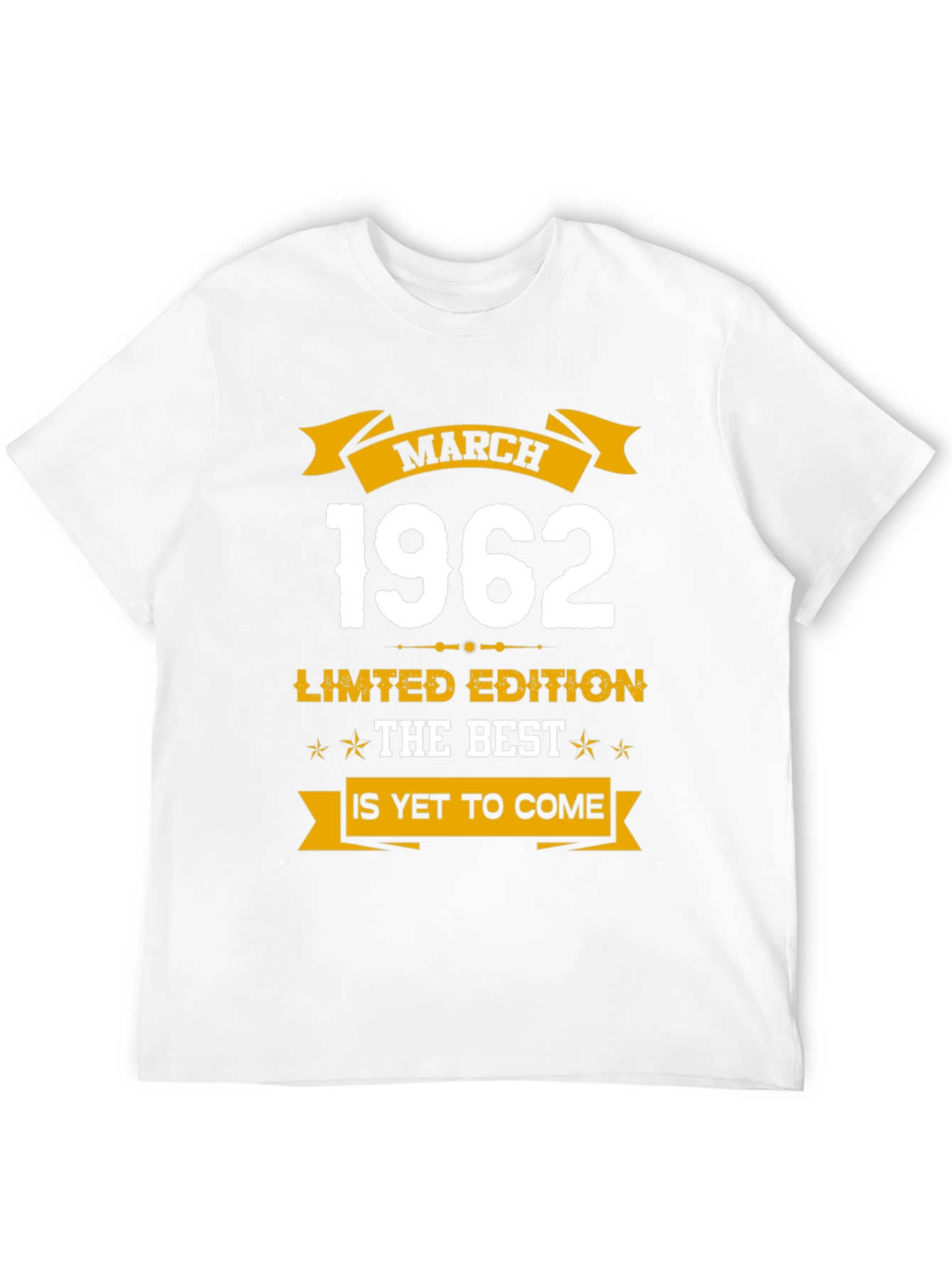 March 1962 Limited Edition Birthday T-Shirt
