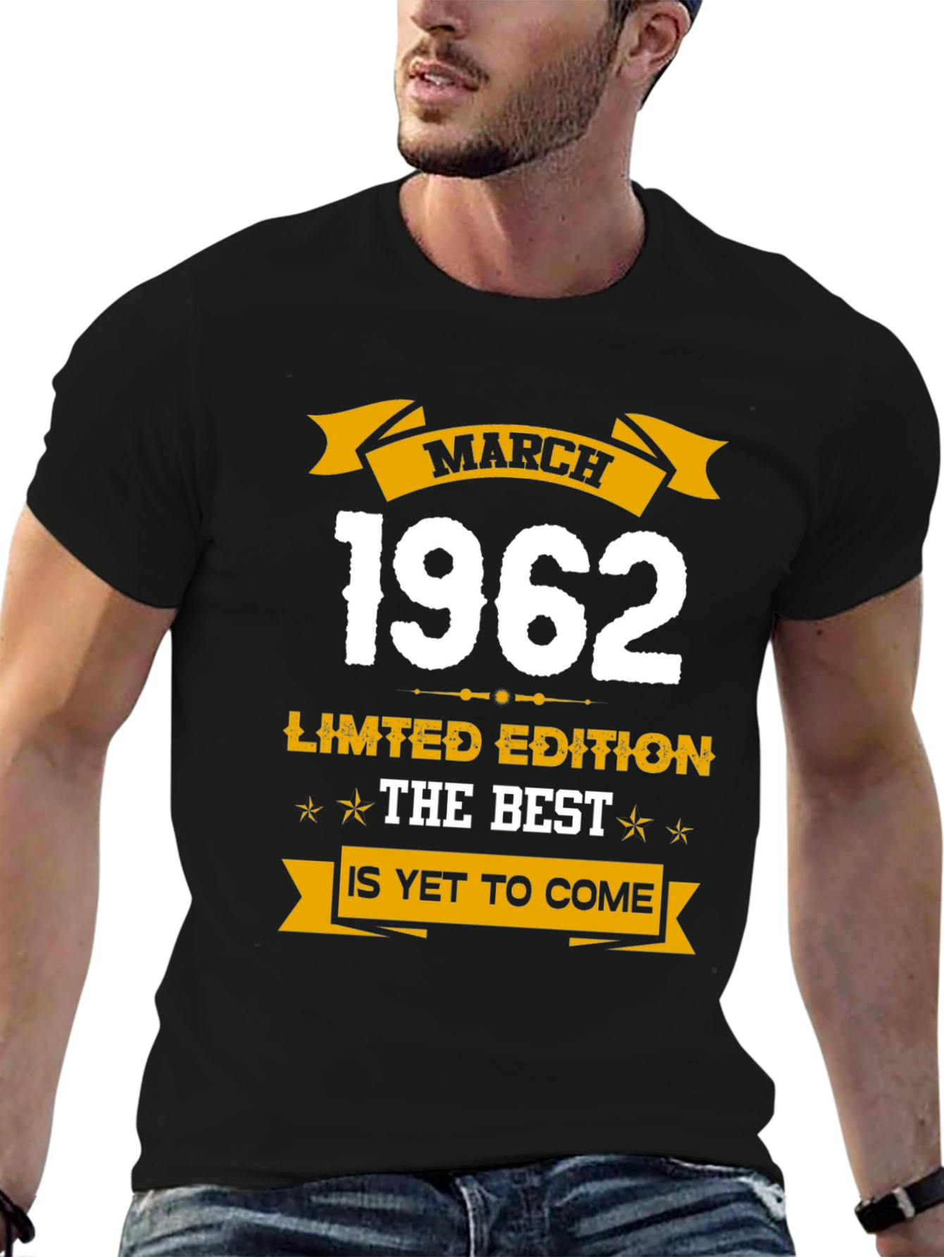 March 1962 Limited Edition Birthday T-Shirt