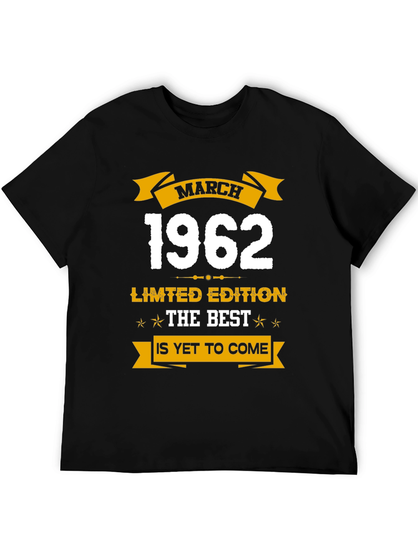 March 1962 Limited Edition Birthday T-Shirt