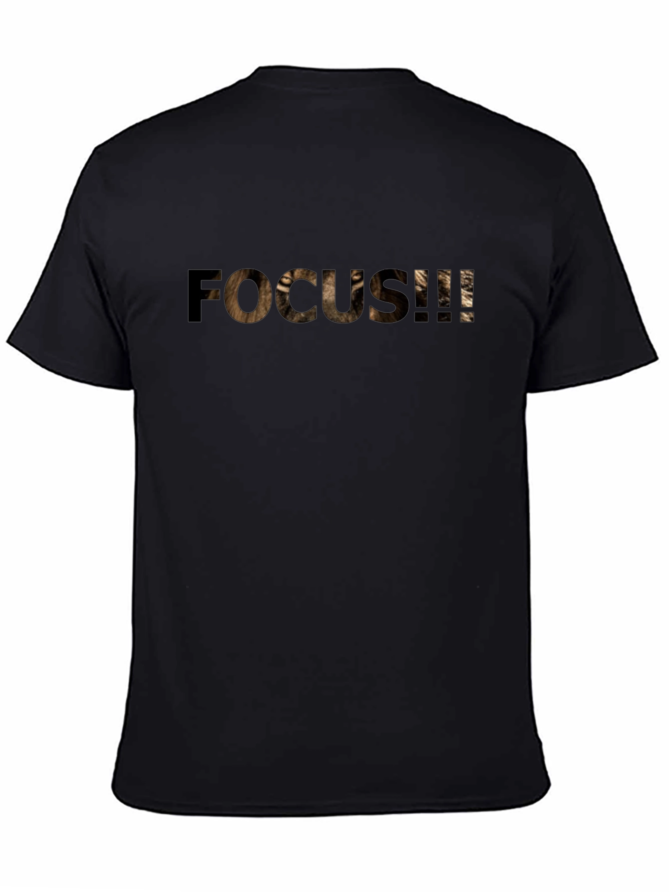Focus Lion Black T-Shirt
