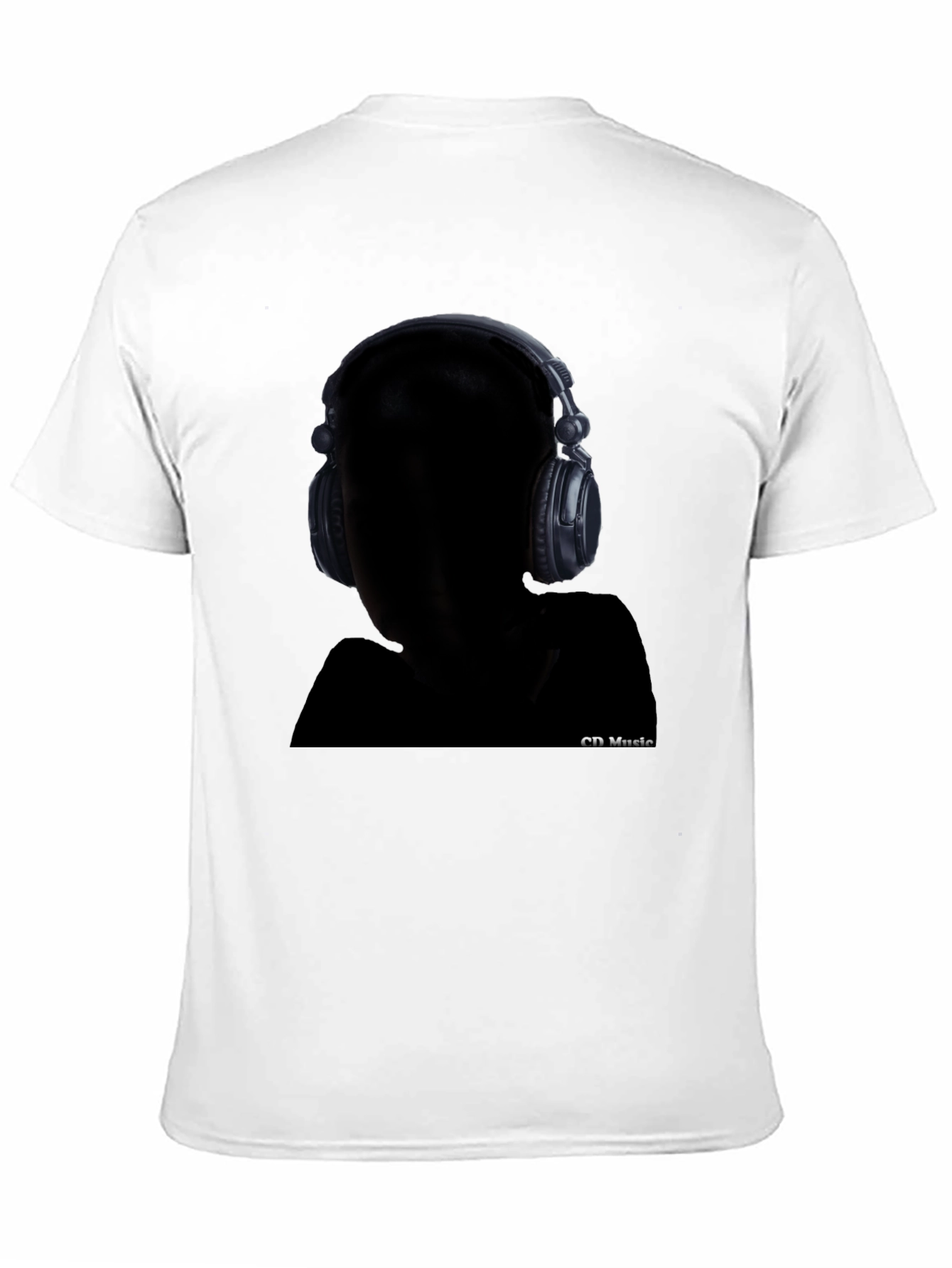 Headphone Graphic Black T-Shirt