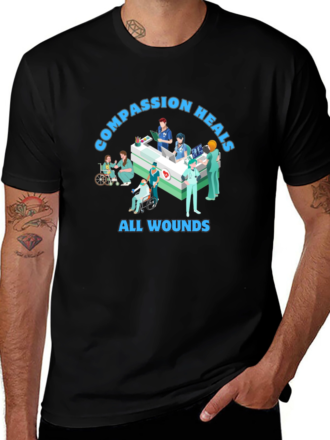 Compassion Heals All Wounds T-Shirt