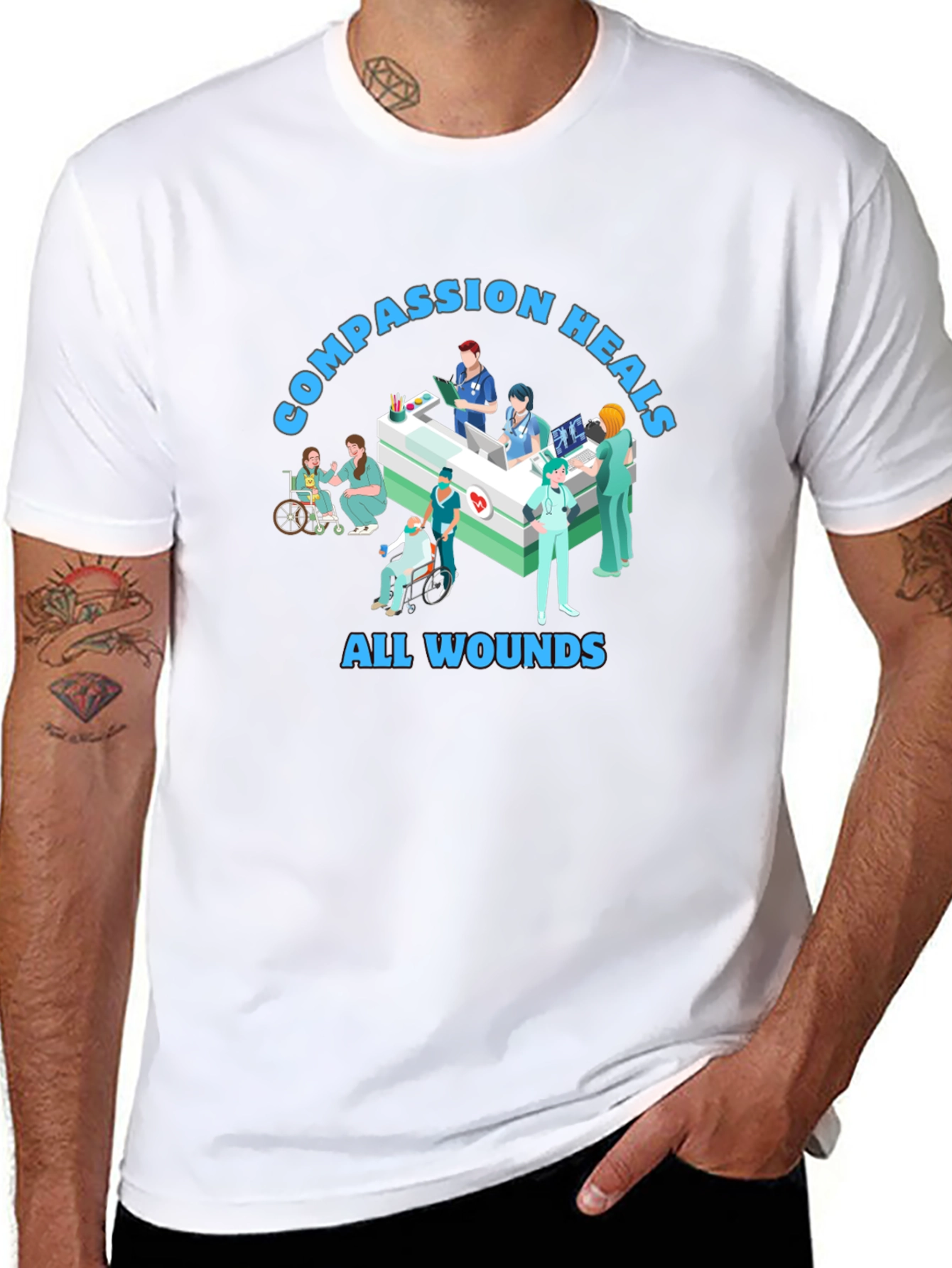 Compassion Heals All Wounds T-Shirt