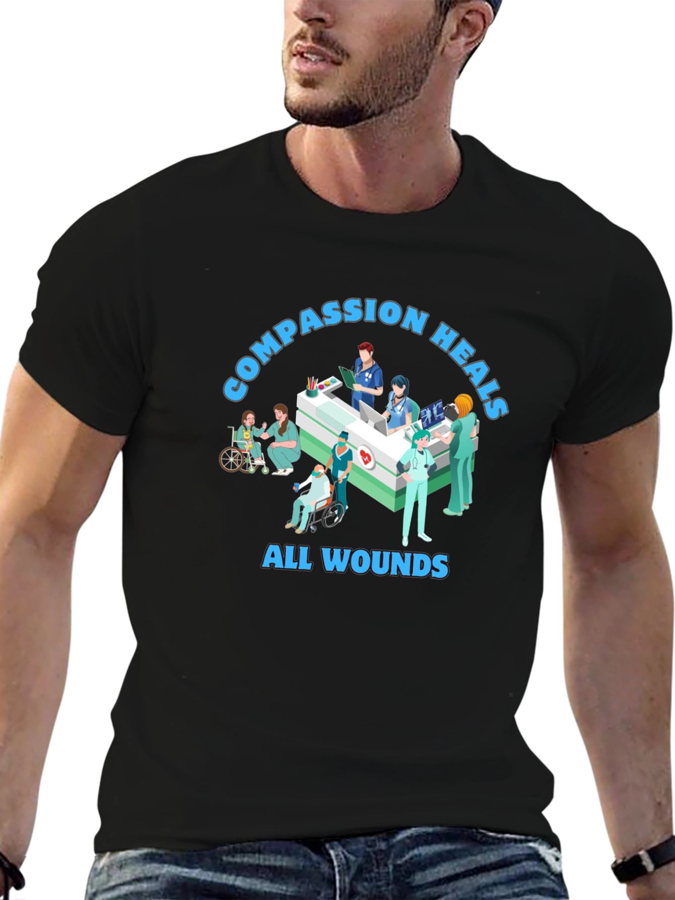 Compassion Heals All Wounds T-Shirt